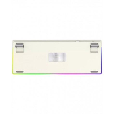Механична клавиатура Lorgar - KBP70TKLW, безжична, Linear, RGB, бежова