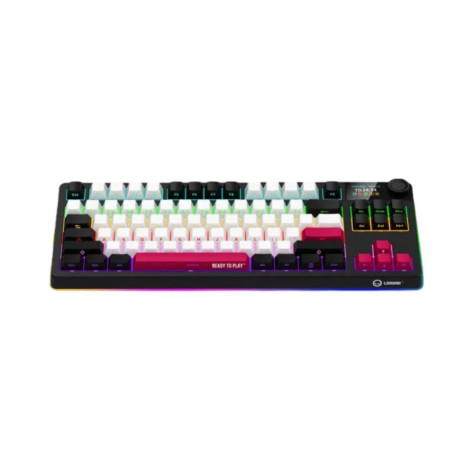Механична клавиатура Lorgar - KBP70TKLW, безжична, Linear, RGB, черна/червена