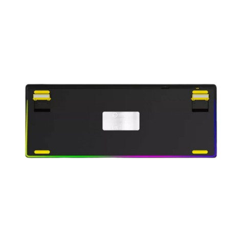 Механична клавиатура Lorgar - KBP70TKLW, безжична, Linear, RGB, черна/жълта