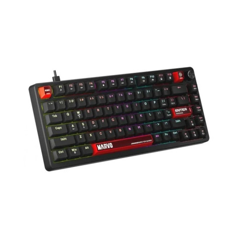 Механична клавиатура Marvo - Arma 98 KG936, TNT Peach Linear, 75%, RGB, черна