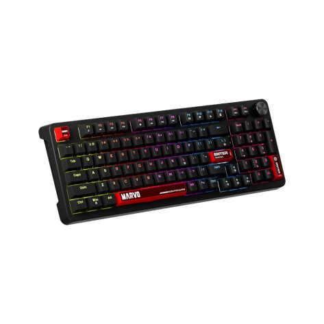 Механична клавиатура Marvo - Arma 98 KG937, TNT Peach Linear, 98%, RGB, черна