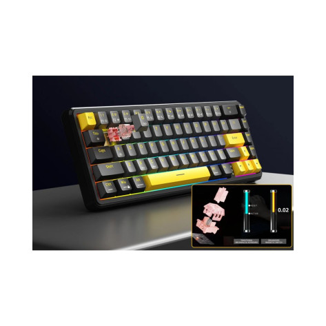 Механична клавиатура Marvo - Magma M40, Hall-Effect, RGB, черна