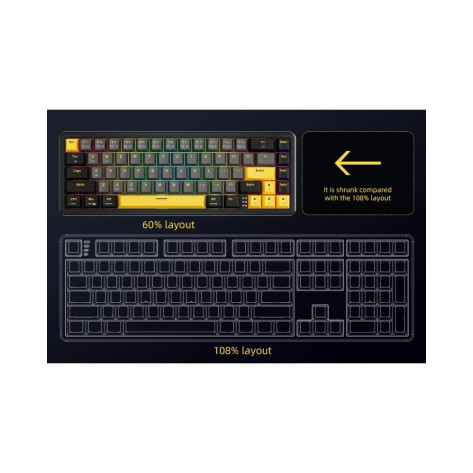 Механична клавиатура Marvo - Magma M40, Hall-Effect, RGB, черна