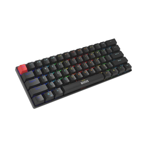 Механична клавиатура Marvo – Saber 61, ZDZ Red, RGB, черна