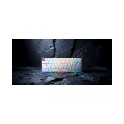 Механична клавиатура Marvo – Saber 61, ZDZ Red, RGB, бяла