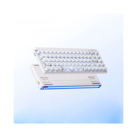 Механична клавиатура MCHOSE - Ace 68 Air, Mount Tai Magnetic Switch GT, RGB, бяла