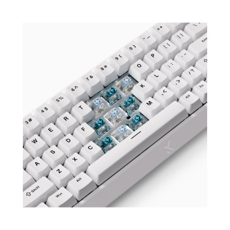 Механична клавиатура MCHOSE - Ace 68, Ice Rhino Magnetic Switch, RGB, бяла