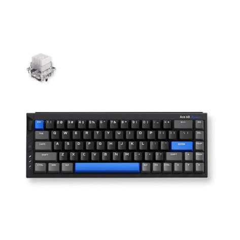 Механична клавиатура MCHOSE - Ace 68 Turbo, Mount Tai Magnetic Switch GT, RGB, черна