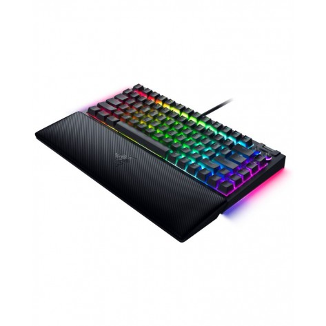 Механична клавиатура Razer - BlackWidow V4 75, ISO, Orange, RGB, черна