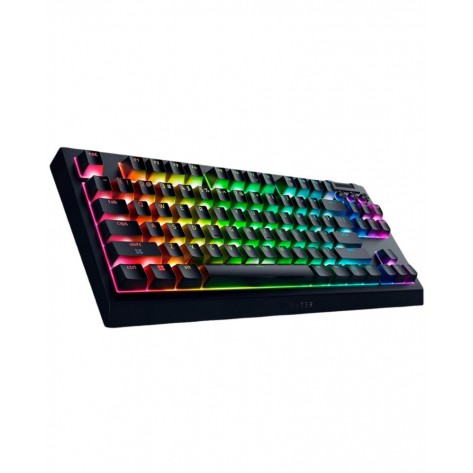 Механична клавиатура Razer - BlackWidow V4 Tenkeyless HyperSpeed, безжична, Tactile, RGB, черен