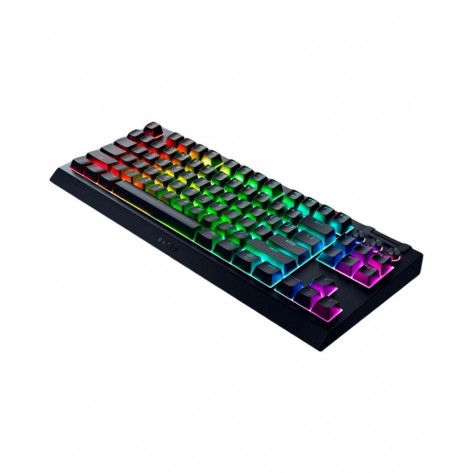 Механична клавиатура Razer - BlackWidow V4 Tenkeyless HyperSpeed, безжична, Tactile, RGB, черен