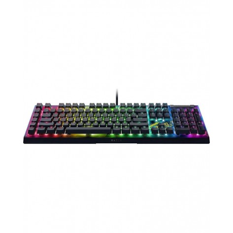 Механична клавиатура Razer - BlackWidow V4 X Fortnite Ed., Yellow Switch, синя/черна