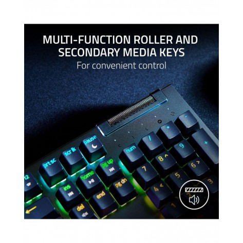 Механична клавиатура Razer - BlackWidow V4 X, Green, RGB, черна