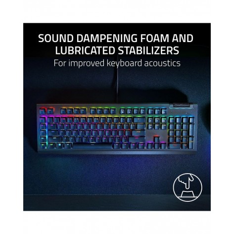 Механична клавиатура Razer - BlackWidow V4 X, Green, RGB, черна