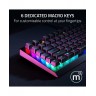 Механична клавиатура Razer - BlackWidow V4 X, Yellow, RGB, черна