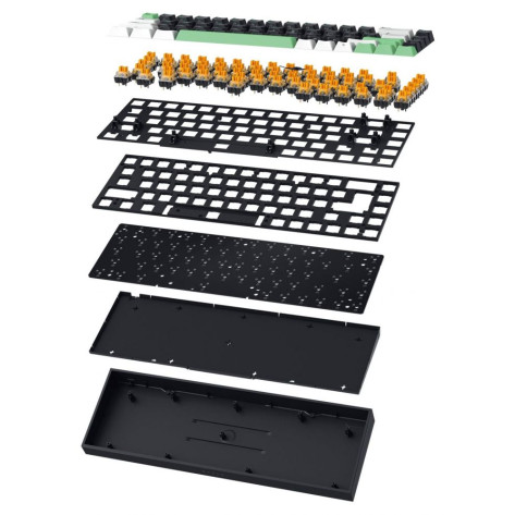 Механична клавиатура Razer - Reclusa X Mini, Tactile, RGB, черна