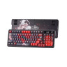 Механична клавиатура Redragon - Artemis Pro Anime AK K719AK-RGB-PRO, безжична, Redragon Yellow, RGB, черна