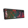 Механична клавиатура Redragon - Artemis Pro Anime AK K719AK-RGB-PRO, безжична, Redragon Yellow, RGB, черна
