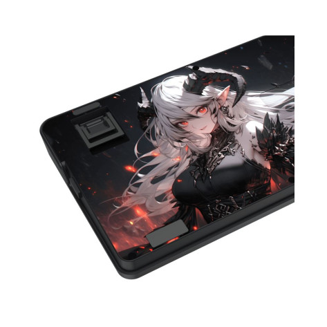 Механична клавиатура Redragon - Artemis Pro Anime AK K719AK-RGB-PRO, безжична, Redragon Yellow, RGB, черна