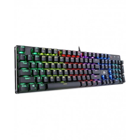 Механична клавиатура Redragon - Devarajas K556, Brown, RGB, черна