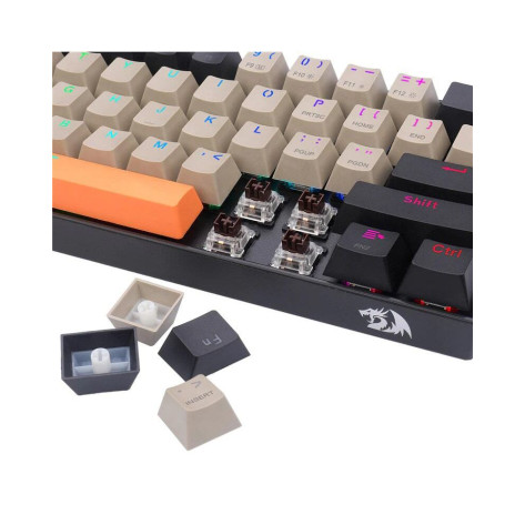 Механична клавиатура Redragon - Draconic K530 PRO, Redragon Brown, RGB, кафява
