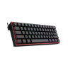 Механична клавиатура Redragon - Fizz K617-RGB, Red, RGB, черна