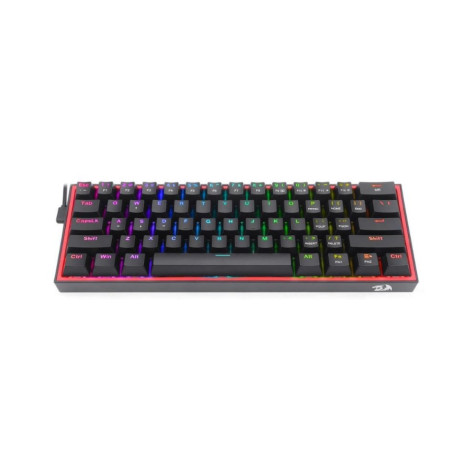 Механична клавиатура Redragon - Fizz K617-RGB, Red, RGB, черна
