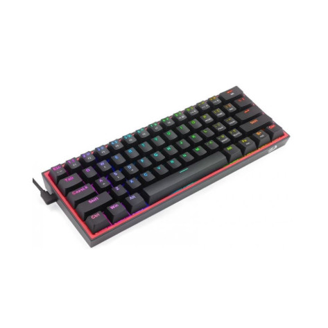 Механична клавиатура Redragon - Fizz K617-RGB, Red, RGB, черна