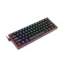 Механична клавиатура Redragon - Fizz K617-RGB, Red, RGB, черна