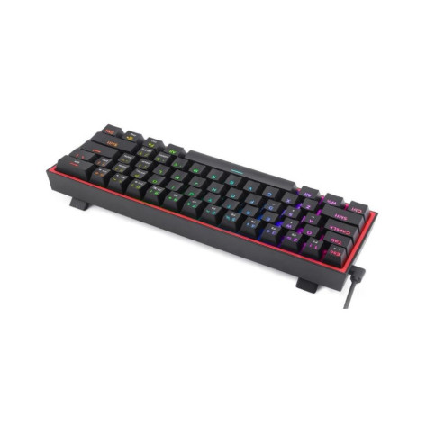 Механична клавиатура Redragon - Fizz K617-RGB, Red, RGB, черна