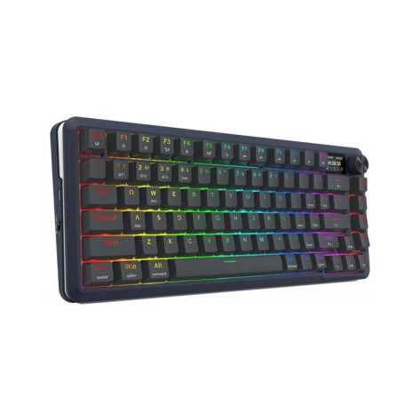 Механична клавиатура Redragon - Flekact Pro K708-RGB-PRO, безжична, RGB, черна