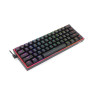 Механична клавиатура Redragon - K617 Fizz, Red Linear, RGB, 60%, черна