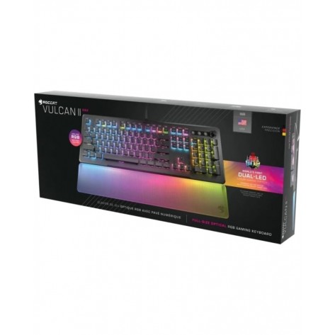 Механична клавиатура ROCCAT - Vulcan II Max, TITAN II Optical Brown, RGB, черна