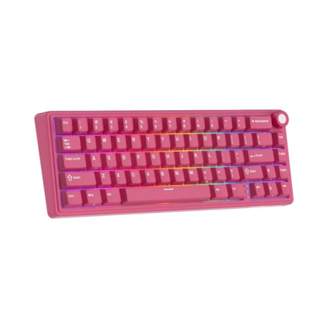 Механична клавиатура Royal Kludge - R65 Berry Red, Cream Switch, RGB, Berry Red