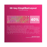 Механична клавиатура Royal Kludge - R65 Berry Red, Cream Switch, RGB, Berry Red