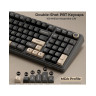 Механична клавиатура Royal Kludge - R98 Pro Phantom, жична, Cream Linear, RGB, черна