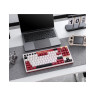 Механична клавиатура Royal Kludge - RK M87 Famicom, безжична, Cream Switch, RGB, Famicom