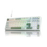 Механична клавиатура Royal Kludge - RK R98 Pro Sky Cyan, Cream Switch, RGB, синя