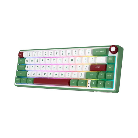 Механична клавиатура Royal Kludge – R65, Chartreuse, RGB, зелена