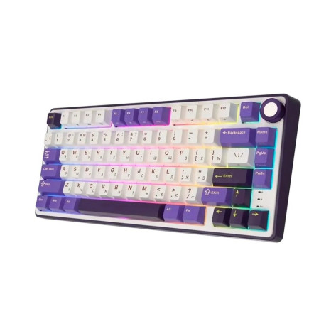 Механична клавиатура Royal Kludge – R75, K Silver, RGB, Blackberry Mousse