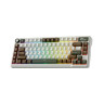 Механична клавиатура Royal Kludge – RK L75, безжична, Cream, RGB, Green