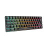 Механична клавиатура Royal Kludge – RK61, безжична, Red switch, RGB, черна