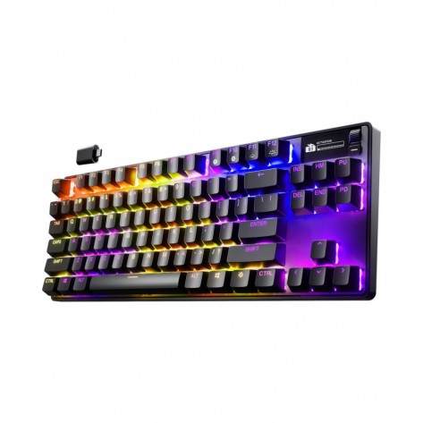 Механична клавиатура SteelSeries - Apex Pro TKL Gen 3, безжична, OmniPoint, RGB, черна