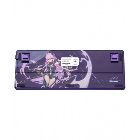 Механична клавиатура VGN - V87 Pro Athena, безжична, Linear, RGB, лилава