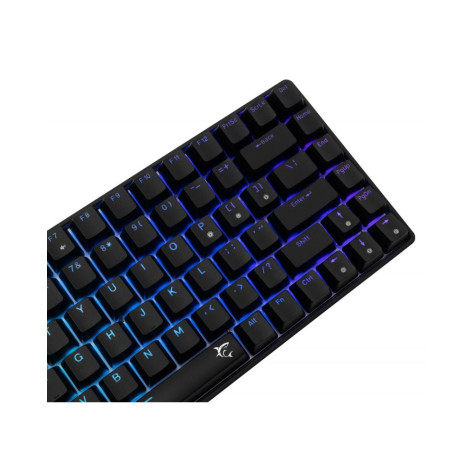Механична клавиатура White Shark - Hamachi, 75%, YUSYA Blue Switches, RGB, черна