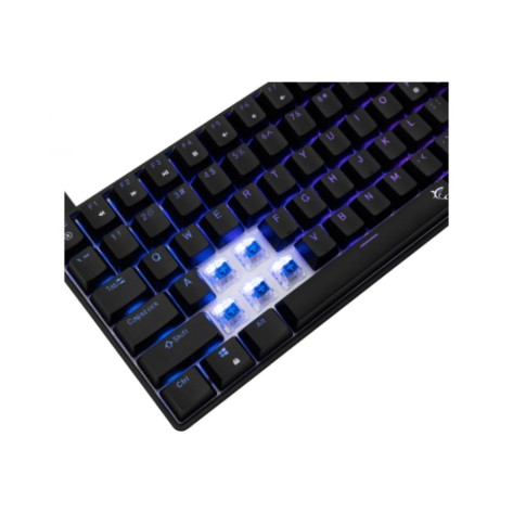 Механична клавиатура White Shark - Hamachi, 75%, YUSYA Blue Switches, RGB, черна