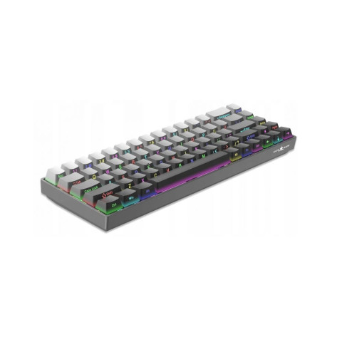 Механична клавиатура White Shark - Nunchaku, Red Switches, RGB, сива