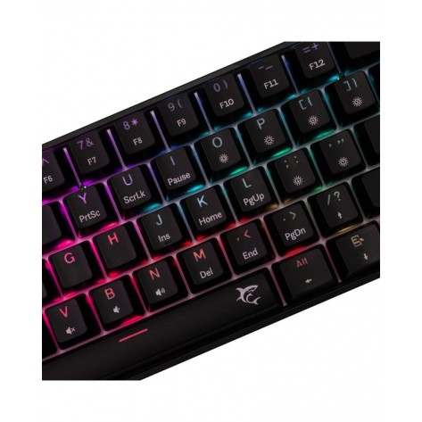 Механична клавиатура White Shark - Shinobi 2, Red Switch, RGB, черна