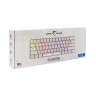 Механична клавиатура White Shark - SHINOBI, Blue Switches, LED, бяла