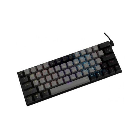 Механична клавиатура White Shark - Wakizashi 2, Red Switch, RGB, сива/черна